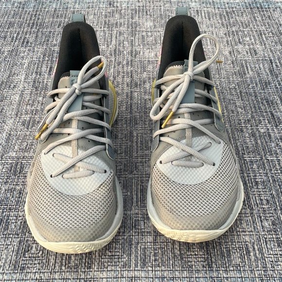 Under Armour Curry 7 Floral Chinese New Year Lace Up Athletic Shoes Size 6.5Y US - Picture 3 of 10